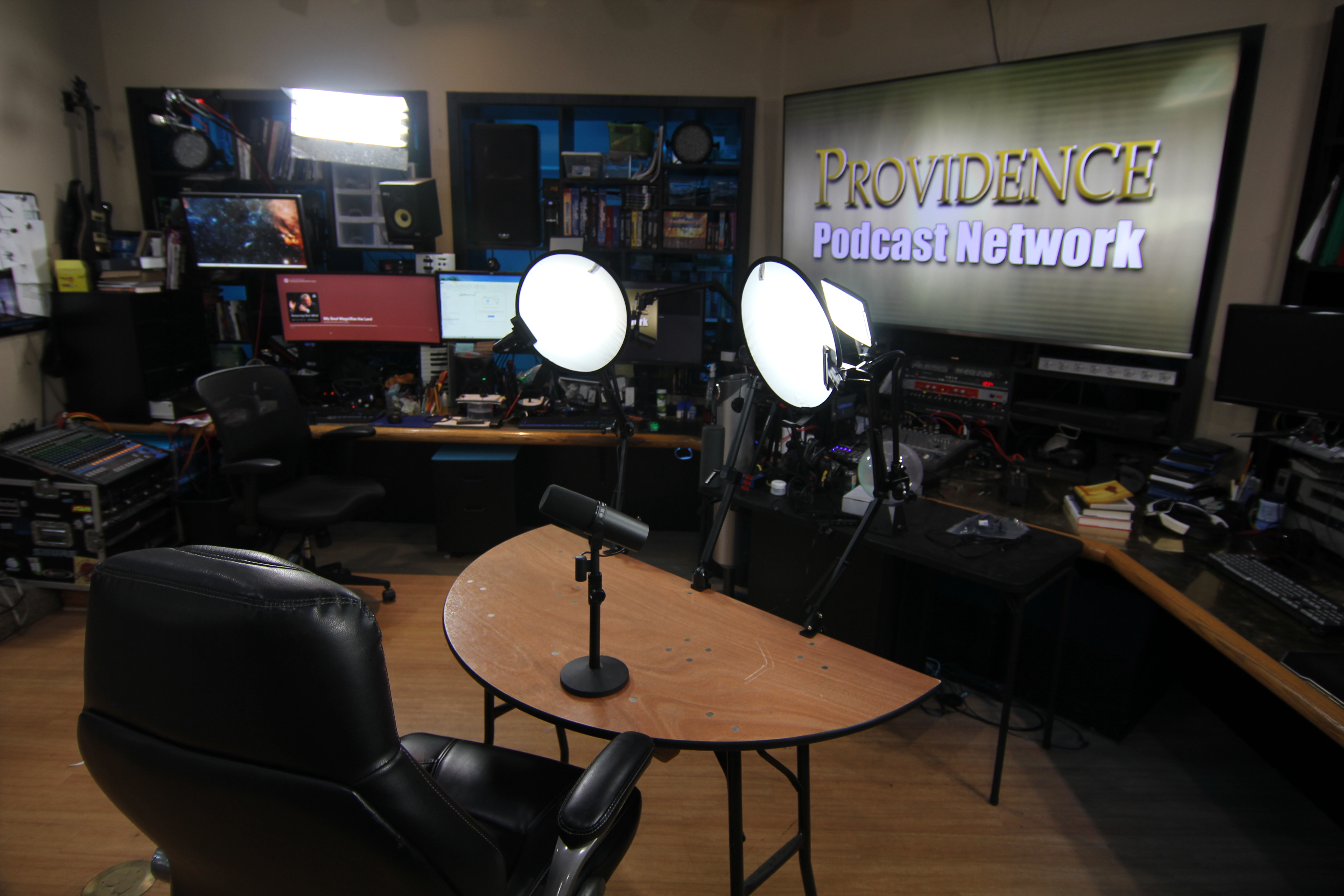 Providence Podcast Network studio
