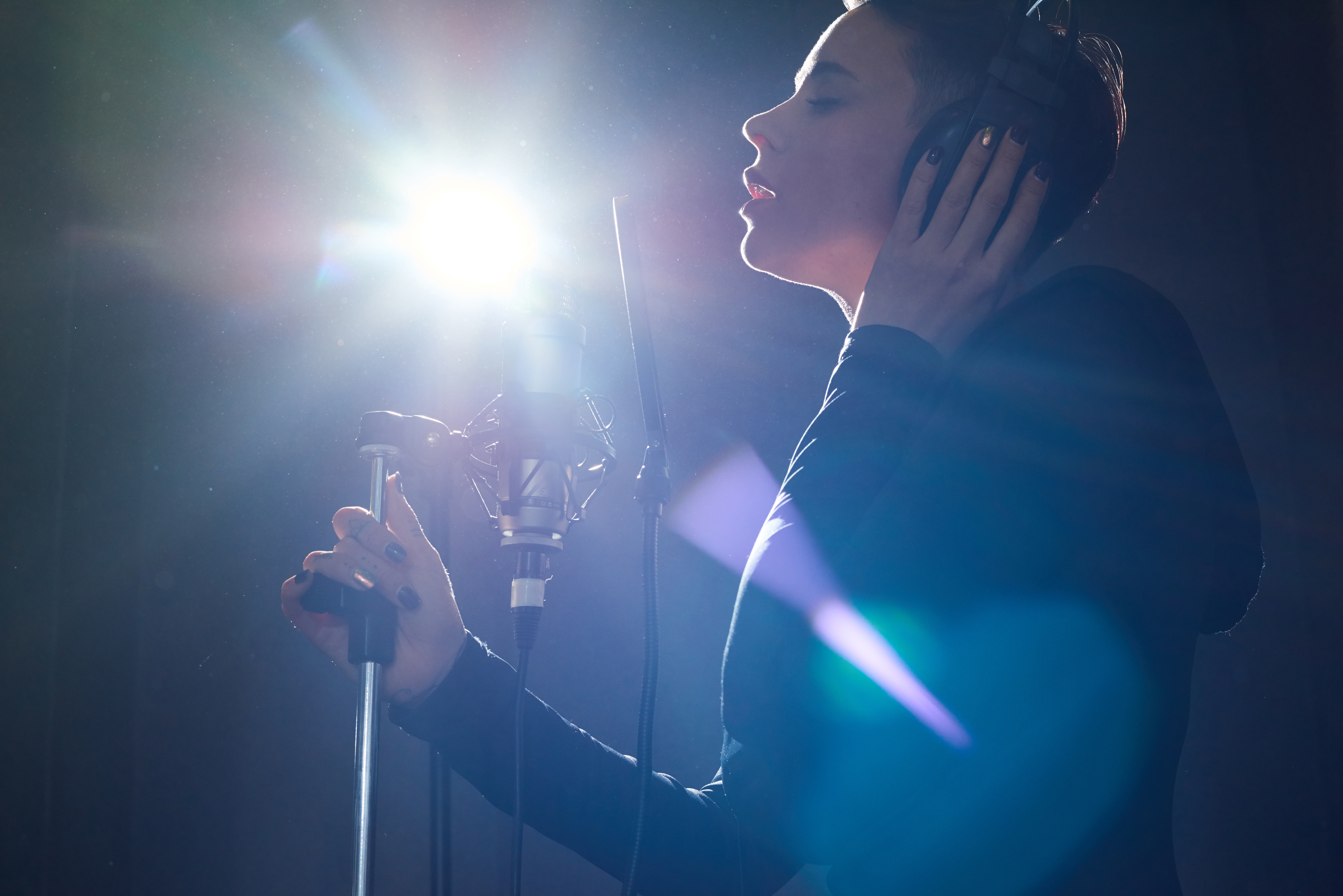 Music recording session